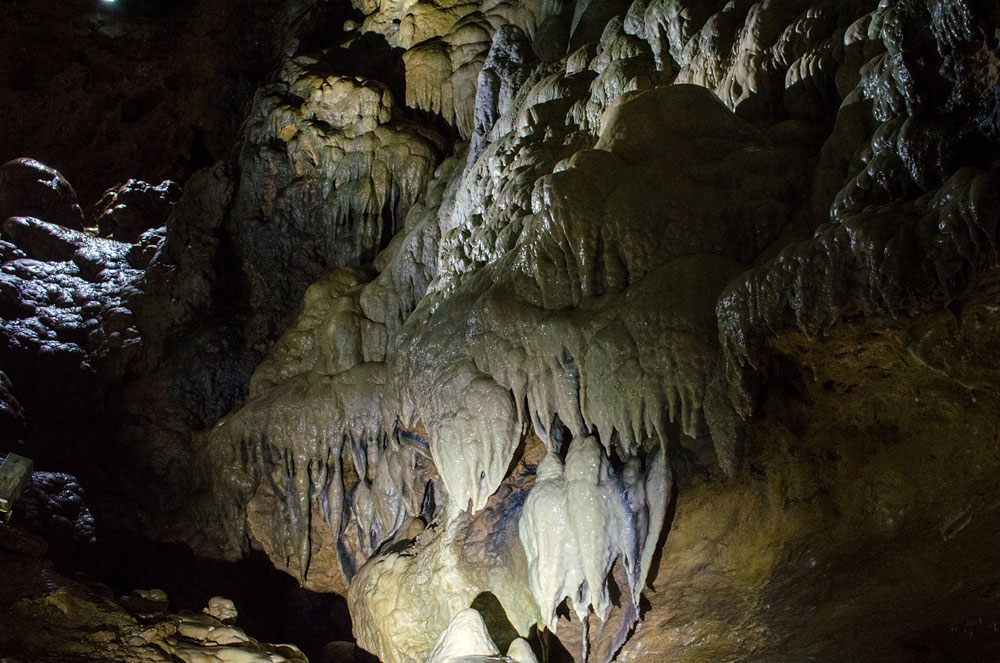 Jaskinia, stalagmity