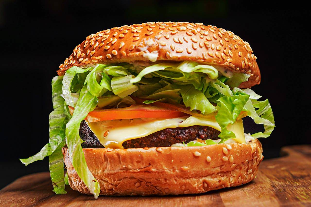 smakowity burger na imprezę